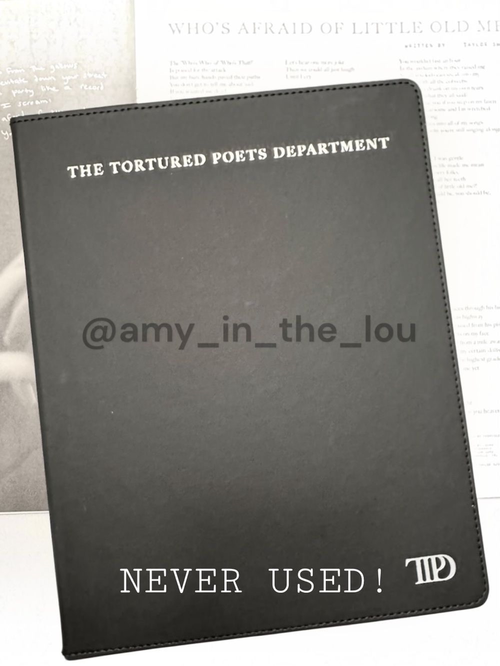 Taylor Swift TTPD Journal